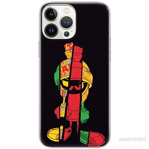 ERT GROUP mobiltelefonfodral för Iphone 13 PRO originalt och officiellt licensierat Looney Tunes mönster Marvin 003 Vit optimalt anpassad till formen på mobiltelefonen, fodral tillverkad av TPU plast 5903932857702