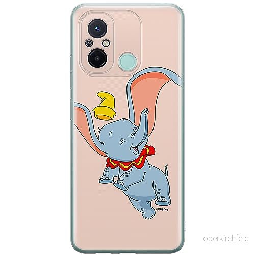 ERT GROUP mobiltelefonfodral för Xiaomi REDMI 12C/ 11A originalt och officiellt licensierat Disney mönster Dumbo 015 anpassad till formen på mobiltelefonen, fodral tillverkad av TPU plast 5905511848262