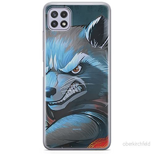 ERT GROUP mobiltelefonfodral för Samsung A22 5G originalt och officiellt licensierat Marvel mönster Rocket 005 optimalt anpassad till formen på mobiltelefonen, fodral tillverkad av TPU plast 5903932828085