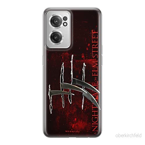 ERT GROUP mobiltelefonfodral för Oneplus NORD CE 2 originalt och officiellt licensierat Horror mönster Nightmare of Elm Street 004, fodral tillverkad av TPU plast 5905511294038