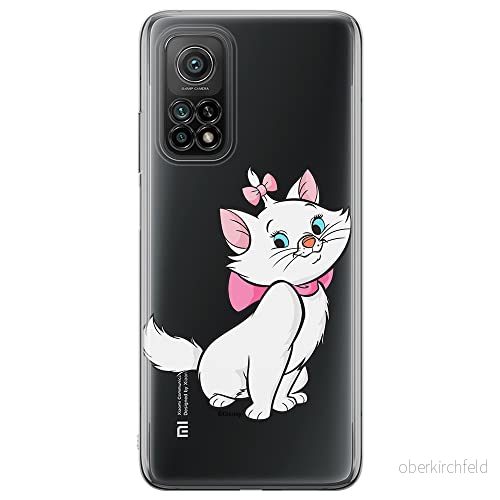 ERT GROUP mobiltelefonfodral för Xiaomi Redmi Note 11T 5G/11S 5G/POCO M4 Pro 5G originalt och officiellt licensierat Disney mönster Marie 007, gedeeltelijk transparant 5905131130938