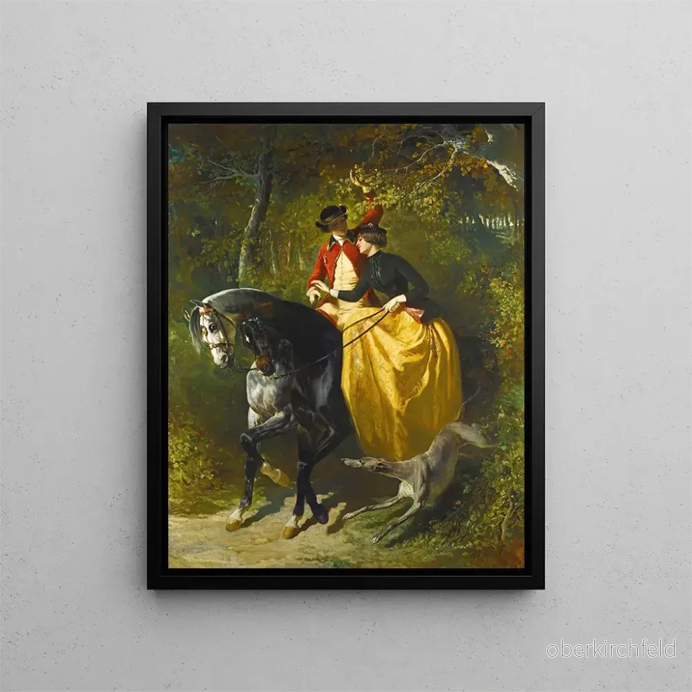 Längd: 60 cm, Höjd: 45 cm – Alfred de Dreux | Konsttryck Längd: 60 cm, Höjd: 45 cm – Alfred de Dreux | Konsttryck