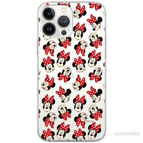 ERT GROUP mobiltelefonfodral för Apple Iphone 6/6S originalt och officiellt licensierat Disney mönster Minnie 001 Vit optimalt anpassad till formen på mobiltelefonen, gedeeltelijk transparant 5902980565256