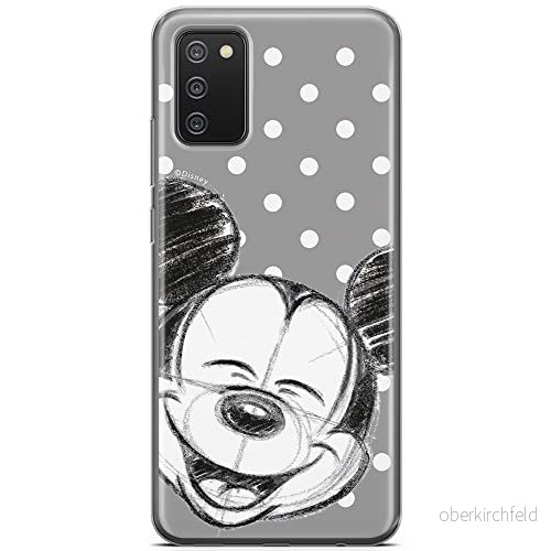 ERT GROUP mobiltelefonfodral för Samsung A02S originalt och officiellt licensierat Disney mönster Mickey 010 optimalt anpassad till formen på mobiltelefonen, fodral tillverkad av TPU plast 5903040224229