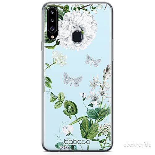 ERT GROUP mobiltelefonfodral för Samsung A20S originalt och officiellt licensierat Babaco mönster Flowers 030 optimalt anpassad till formen på mobiltelefonen, fodral tillverkad av TPU plast 5905131275783
