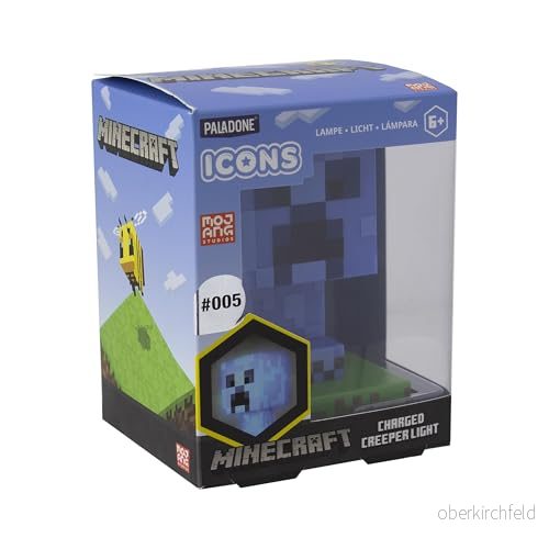 Paladone Minecraft: Charged Creeper Lampa 5055964767396