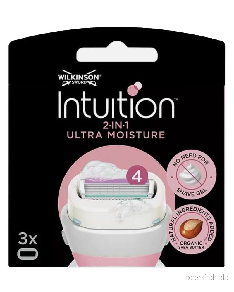 Wilkinson Sword Intuition 2 In 1 Ultra Moisture 3 stk. 4027800406609