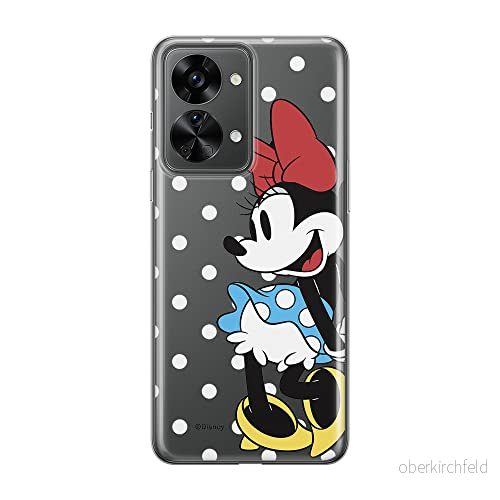 ERT GROUP mobiltelefonfodral för Oneplus NORD 2T 5G originalt och officiellt licensierat Disney mönster Minnie 034 optimalt anpassad till formen på mobiltelefonen, gedeeltelijk transparant 5905511278533