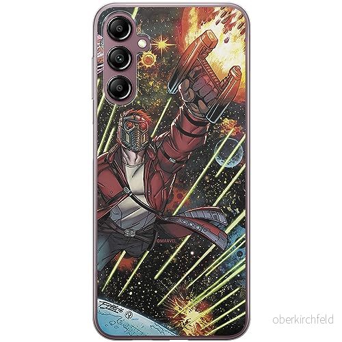 ERT GROUP mobiltelefonfodral för Samsung A14 4G/5G originalt och officiellt licensierat Marvel mönster Star Lord 004 optimalt anpassad till formen på mobiltelefonen, fodral tillverkad av TPU plast 5905511836535