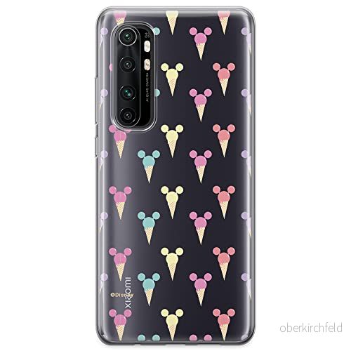 ERT GROUP mobiltelefonfodral för Xiaomi MI NOTE 10 Lite originalt och officiellt licensierat Disney mönster Mickey 002 optimalt anpassad till formen på mobiltelefonen, gedeeltelijk transparant 5904805586590
