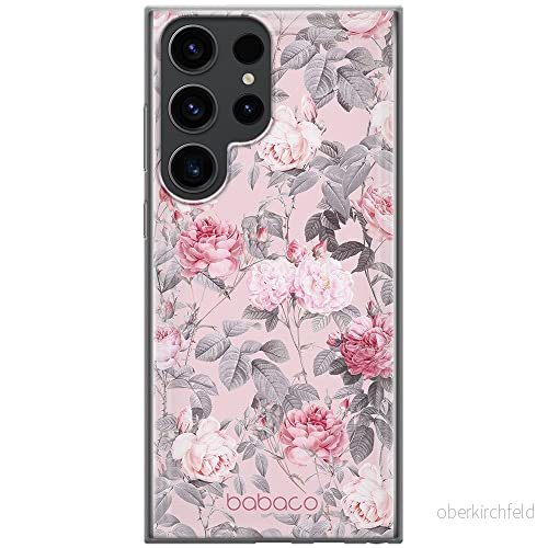 ERT GROUP mobiltelefonfodral för Samsung S23 ULTRA originalt och officiellt licensierat Babaco mönster Flowers 054 optimalt anpassad till formen på mobiltelefonen, fodral tillverkad av TPU plast 5905511472559