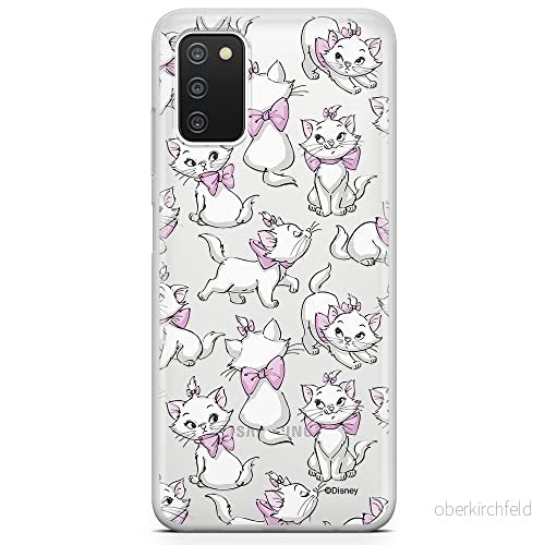 ERT GROUP mobiltelefonfodral för Samsung A03S originalt och officiellt licensierat Disney mönster Marie 003 optimalt anpassad till formen på mobiltelefonen, gedeeltelijk transparant 5903932989694