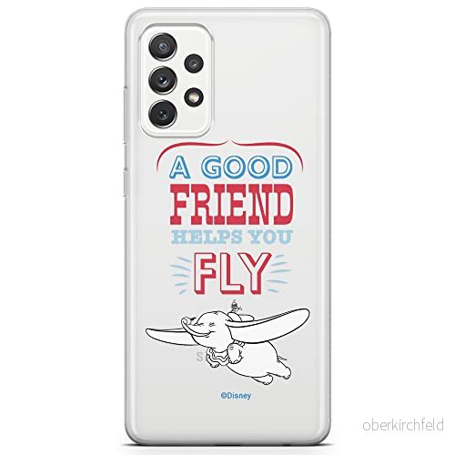ERT GROUP mobiltelefonfodral för Samsung A72 5G originalt och officiellt licensierat Disney mönster Dumbo 004 optimalt anpassad till formen på mobiltelefonen, gedeeltelijk transparant 5903040072967
