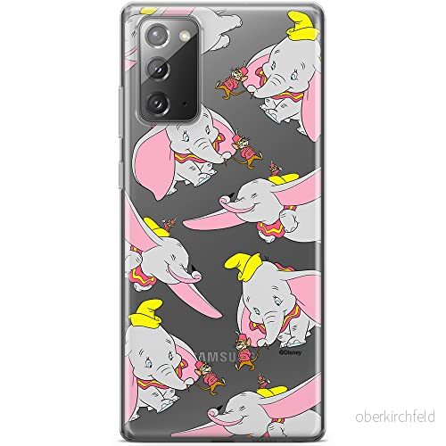 ERT GROUP mobiltelefonfodral för Samsung GALAXY NOTE 20 originalt och officiellt licensierat Disney mönster Dumbo 016 optimalt anpassad till formen på mobiltelefonen, gedeeltelijk transparant 5905131804020