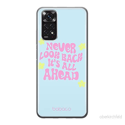 ERT GROUP mobiltelefonfodral för Xiaomi REDMI NOTE 11S 4G / 11 originalt och officiellt licensierat Babaco mönster Never look back 005, fodral tillverkad av TPU plast 5905511565428