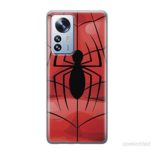 ERT GROUP mobiltelefonfodral för Xiaomi 12 / 12X originalt och officiellt licensierat Marvel mönster Spider Man 013 optimalt anpassad till formen på mobiltelefonen, fodral tillverkad av TPU plast 5905511483685