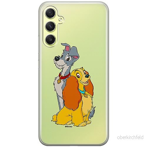 ERT GROUP mobiltelefonfodral för Samsung A34 5G originalt och officiellt licensierat Disney mönster Lady and the Tramp 003 optimalt anpassad till formen på mobiltelefonen, gedeeltelijk transparant 5905511782511