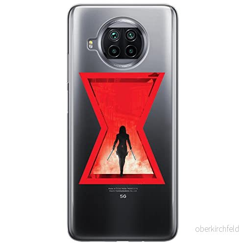 ERT GROUP mobiltelefonfodral för Xiaomi REDMI NOTE 9T originalt och officiellt licensierat Marvel mönster Black Widow 009 optimalt anpassad till formen på mobiltelefonen, gedeeltelijk transparant 5904805648052