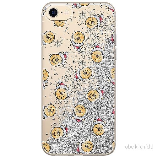 ERT GROUP mobiltelefonfodral för Apple Iphone 7/8/ SE 2/ 3 originalt och officiellt licensierat Disney mönster Winnie the Pooh & Friends 023, med glitter overflow effekt 5905511594916