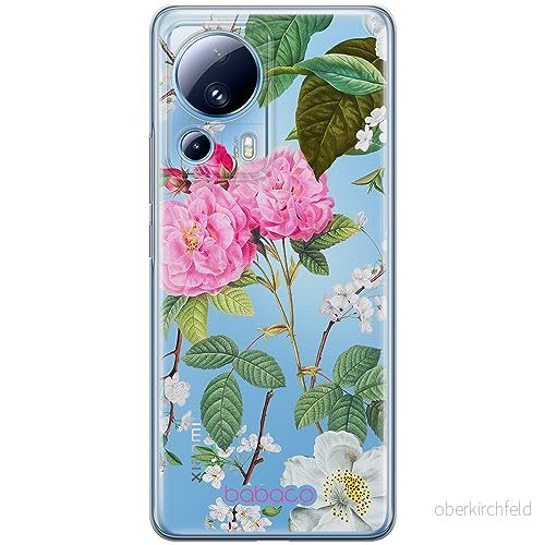 ERT GROUP mobiltelefonfodral för Xiaomi 13 LITE/CIVI 2 originalt och officiellt licensierat Babaco mönster Flowers 037 optimalt anpassad till formen på mobiltelefonen, gedeeltelijk transparant 5905511927110
