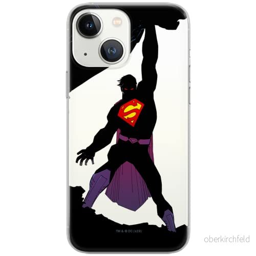 ERT GROUP mobiltelefonfodral för Iphone 13 MINI originalt och officiellt licensierat DC mönster Superman 008Vit optimalt anpassad till formen på mobiltelefonen, gedeeltelijk transparant 5903932924213