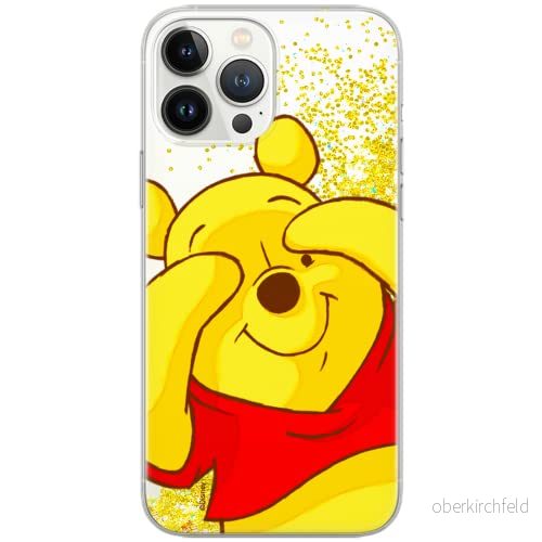 ERT GROUP mobiltelefonfodral för Apple Iphone XS originalt och officiellt licensierat Disney mönster Winnie the Pooh and friends 033, med glitter overflow effekt 5903537198354