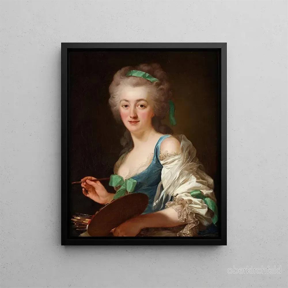 Målning L’artiste Anne Vallayer Coster – Alexander Roslin | Konsttryck
