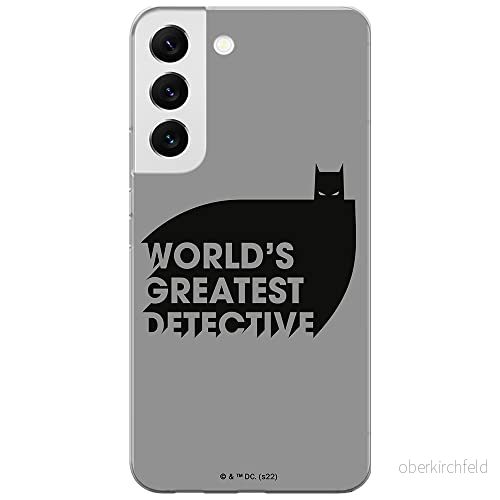 ERT GROUP mobiltelefonfodral för Samsung S22 originalt och officiellt licensierat DC mönster Batman 051 optimalt anpassad till formen på mobiltelefonen, fodral tillverkad av TPU plast 5905131544087