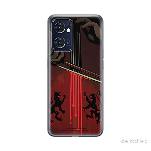 ERT GROUP mobiltelefonfodral för Oppo RENO 7 5G originalt och officiellt licensierat Game of Thrones mönster 005 optimalt anpassad till formen på mobiltelefonen, fodral tillverkad av TPU plast 5905511301750