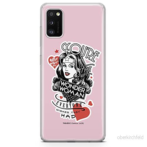 ERT GROUP mobiltelefonfodral för Samsung A41 originalt och officiellt licensierat DC mönster Wonder Woman 014 optimalt anpassad till formen på mobiltelefonen, fodral tillverkad av TPU plast 5903537533551