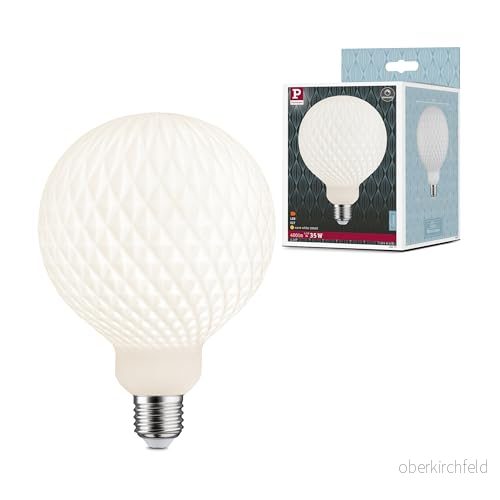 Paulmann 29077 White Lampion Edition Filament LED Glob G125 230 V E27 4,3 W 400 lm Dimbar 125 mm Vit Glas 3000 K 4000870290774