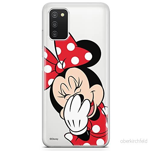 ERT GROUP mobiltelefonfodral för Samsung A03S originalt och officiellt licensierat Disney mönster Minnie 006 optimalt anpassad till formen på mobiltelefonen, gedeeltelijk transparant 5903932990232