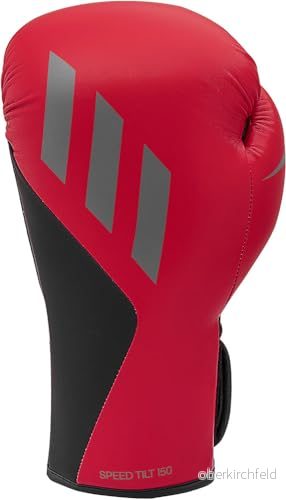 adidas boxningshandskar Speed Tilt 150 med innovativ TILT®-teknik, röd/svart, 325 ml 3662513567844