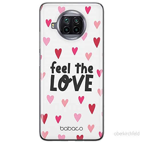 ERT GROUP mobiltelefonfodral för Xiaomi MI 10T LITE/REDMI NOTE 9 PRO 5G originalt och officiellt licensierat Babaco mönster Feel the love 001, gedeeltelijk transparant 5904805038389