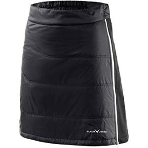 Black Crevice Skidkjol för kvinnor I fashionabla termoskjol storlekar Isoleringskjol med isolerande stoppning vintersportkjol elastiskt midjeband 9120090702422