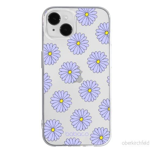 ERT GROUP mobiltelefonfodral för Apple Iphone 14 originalt och officiellt licensierat Babaco mönster Flowers 021 optimalt anpassad till formen på mobiltelefonen, gedeeltelijk transparant 5905131881755