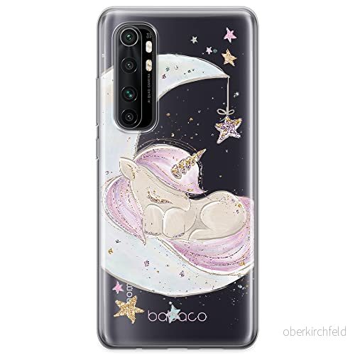 ERT GROUP mobiltelefonfodral för Xiaomi MI NOTE 10 Lite originalt och officiellt licensierat Babaco mönster Unicorn 003 optimalt anpassad till formen på mobiltelefonen, gedeeltelijk transparant 5904805588624