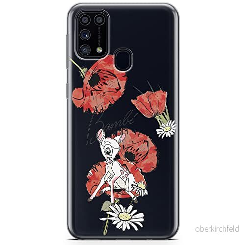 ERT GROUP mobiltelefonfodral för Samsung M31 originalt och officiellt licensierat Disney mönster Bambi 002 optimalt anpassad till formen på mobiltelefonen, gedeeltelijk transparant 5904805480119