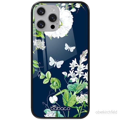 ERT GROUP mobiltelefonfodral för Apple Iphone 13 PRO originalt och officiellt licensierat Babaco mönster Flowers 032 tillverkad av härdat glas, skyddsfodral 5905131286932