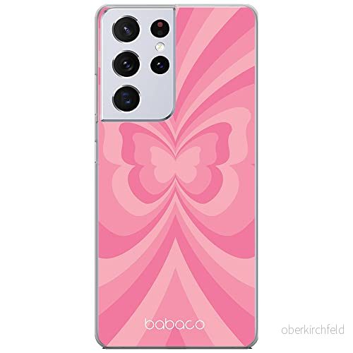 ERT GROUP mobiltelefonfodral för Samsung S21 ULTRA originalt och officiellt licensierat Babaco mönster Butterflies 001 optimalt anpassad till formen på mobiltelefonen, fodral tillverkad av TPU plast 5904805711817
