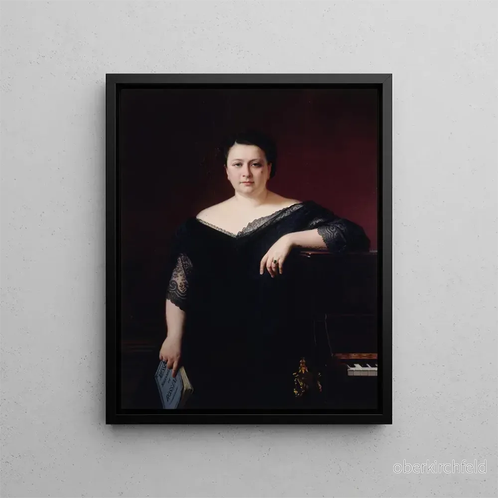 Målning Marietta Alboni Comtesse Pepoli 1826-1894 operasångerska - Alexis-Joseph Prignon