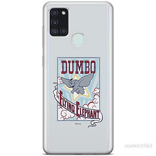 ERT GROUP mobiltelefonfodral för Samsung A21s originalt och officiellt licensierat Disney mönster Dumbo 002 optimalt anpassad till formen på mobiltelefonen, fodral tillverkad av TPU plast 5903040262719