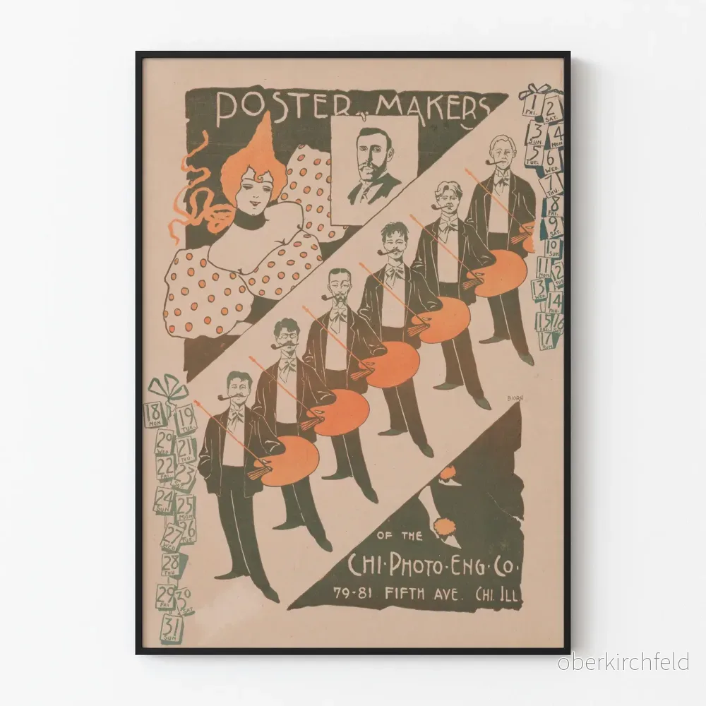 Vintageposter Makers of the Chicago Photo Engraving Co