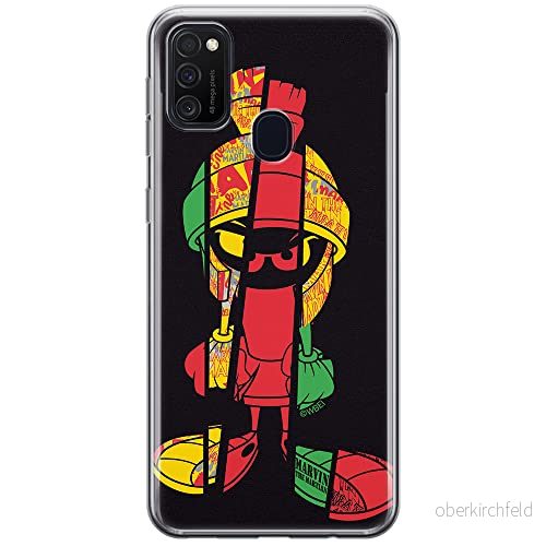 ERT GROUP mobiltelefonfodral för Samsung M21 originalt och officiellt licensierat Looney Tunes mönster Marvin 003 optimalt anpassad till formen på mobiltelefonen, fodral tillverkad av TPU plast 5903040482346