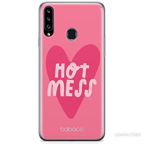 ERT GROUP mobiltelefonfodral för Samsung A20S originalt och officiellt licensierat Babaco mönster Hot Mess 001 optimalt anpassad till formen på mobiltelefonen, fodral tillverkad av TPU plast 5904805027437