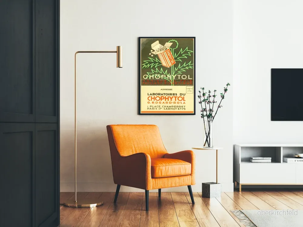 Vintageposter Chophytol - Leverstärkande och kraftfull diuretikum - Bild 2