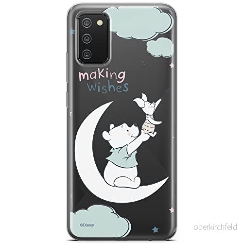 ERT GROUP mobiltelefonfodral för Samsung A02S originalt och officiellt licensierat Disney mönster Winnie the Pooh and friends 040 anpassad till formen på mobiltelefonen, gedeeltelijk transparant 5903537773988
