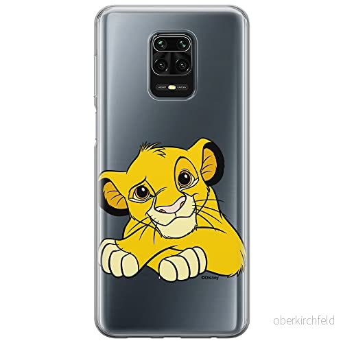ERT GROUP mobiltelefonfodral för Xiaomi REDMI NOTE 9 PRO/ 9S originalt och officiellt licensierat Disney mönster Simba & Friends 009 anpassad till formen på mobiltelefonen, gedeeltelijk transparant 5905131178053