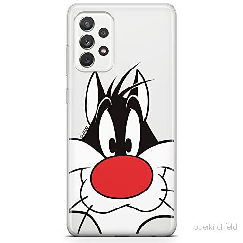 ERT GROUP mobiltelefonfodral för Samsung A33 5G originalt och officiellt licensierat Looney Tunes mönster Sylvester 001 optimalt anpassad till formen på mobiltelefonen, gedeeltelijk transparant 5904805353291