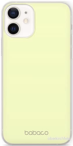 ERT GROUP mobiltelefonfodral för Apple Iphone 12 Mini originalt och officiellt licensierat Babaco mönster Classic 010 Vit anpassad till formen på mobiltelefonen, fodral tillverkad av TPU plast 5903932603767